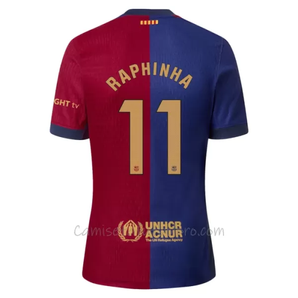 Camiseta FC Barcelona Raphinha 11 Hombre 1ª Equipación 24/25