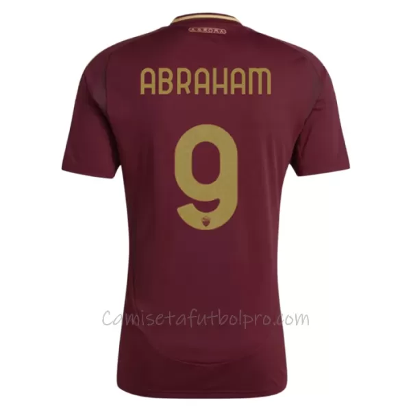 Camiseta AS Roma Abraham 9 Hombre 1ª Equipación 24/25