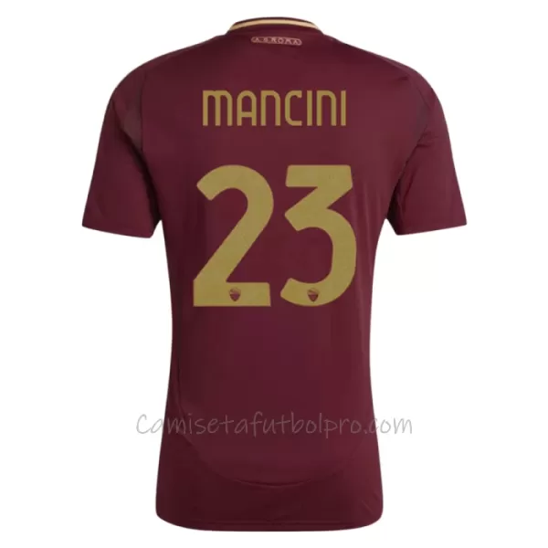 Camiseta AS Roma Mancini 23 Hombre 1ª Equipación 24/25