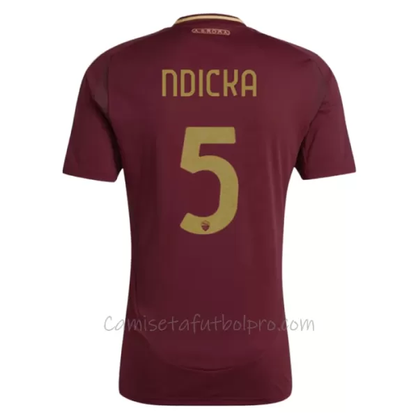 Camiseta AS Roma Ndicka 5 Hombre 1ª Equipación 24/25