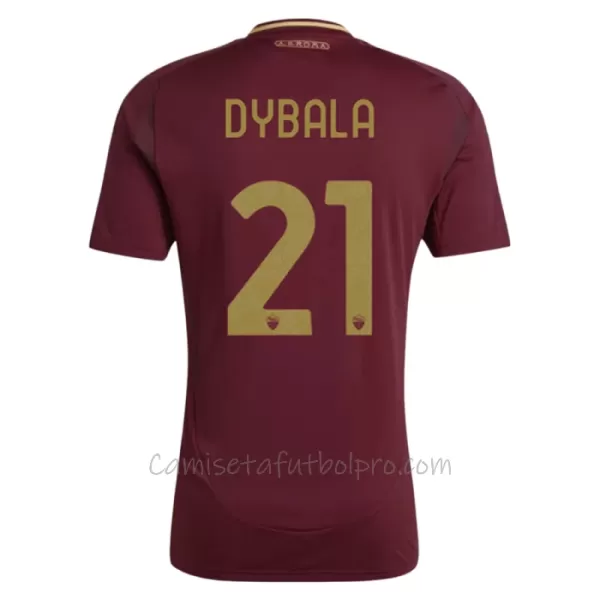 Camiseta AS Roma Paulo Dybala 21 Hombre 1ª Equipación 24/25