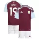 Camiseta Aston Villa Diaby 19 Niños 1ª Equipación 24/25