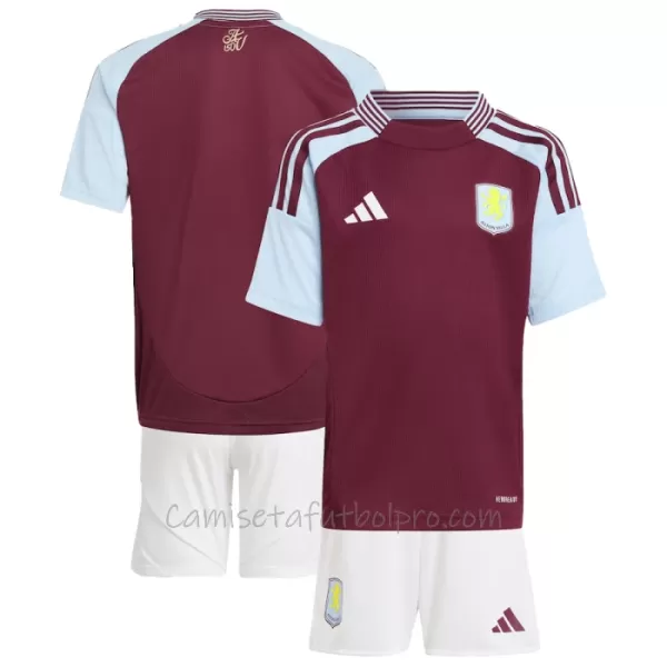 Camiseta Aston Villa Niños 1ª Equipación 24/25