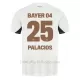 Camiseta Bayer 04 Leverkusen Exequiel Palacios 25 Hombre 2ª Equipación 24/25