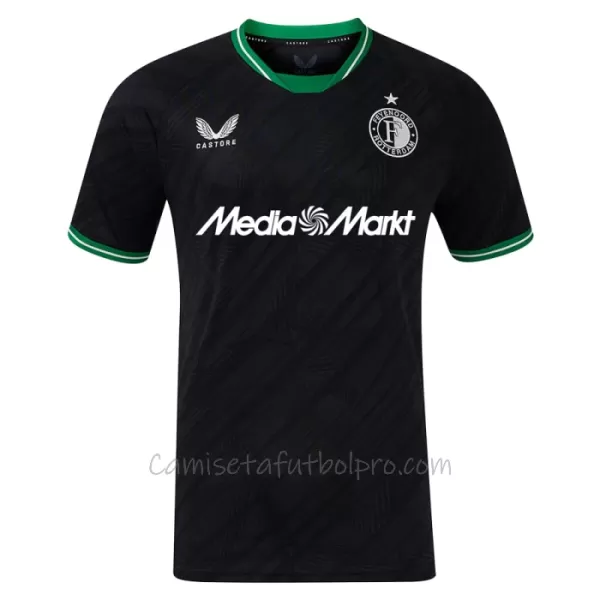 Camiseta Feyenoord Rotterdam Hancko 33 Niños 2ª Equipación 24/25