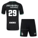 Camiseta Feyenoord Rotterdam Santiago Gimenez 29 Niños 2ª Equipación 24/25