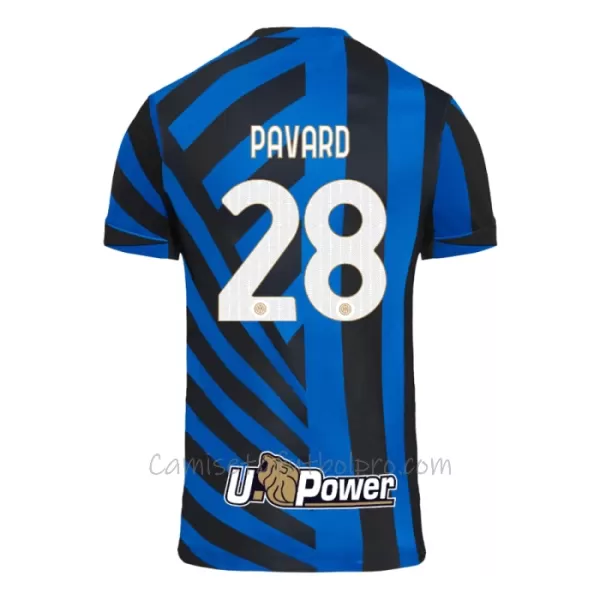 Camiseta Inter de Milán Benjamin Pavard 28 Hombre 1ª Equipación 24/25