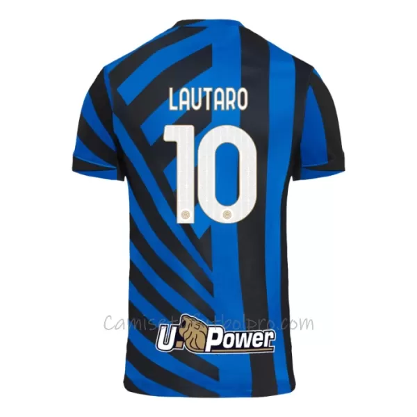 Camiseta Inter de Milán Lautaro Martínez 10 Hombre 1ª Equipación 24/25