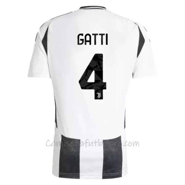 Camiseta Juventus Gatti 4 Hombre 1ª Equipación 24/25