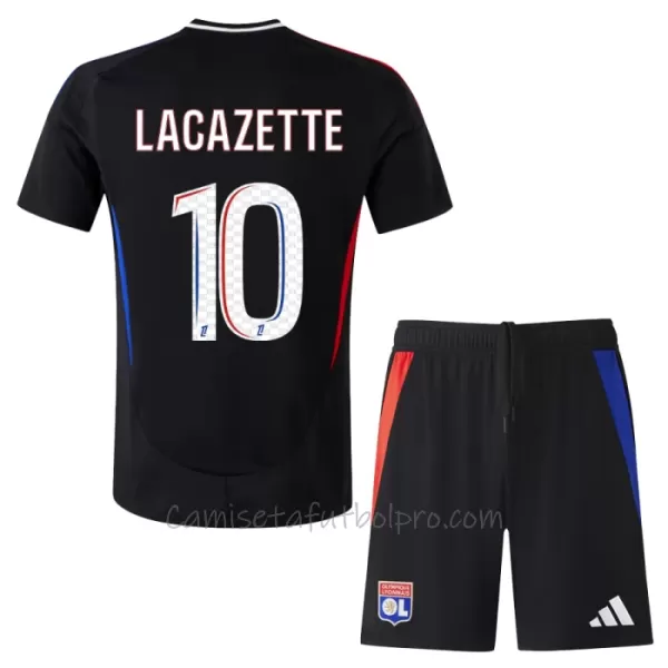 Camiseta Olympique Lyonnais Alexandre Lacazette 10 Niños 2ª Equipación 24/25