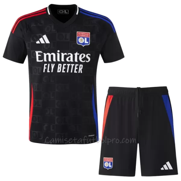 Camiseta Olympique Lyonnais Niños 2ª Equipación 24/25