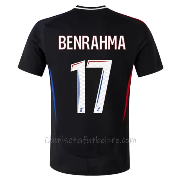 Camiseta Olympique Lyonnais Said Benrahma 17 Hombre 2ª Equipación 24/25