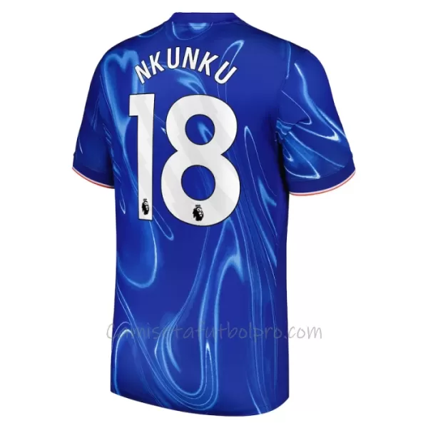 Camiseta Chelsea Christopher Nkunku 18 Hombre 1ª Equipación 24/25