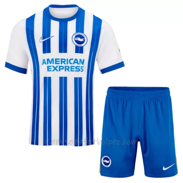 Camiseta Brighton Hove Albion Niños 1ª Equipación 24/25