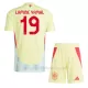 Camiseta España Lamine Yamal 19 Niños 2ª Equipación Eurocopa 2024