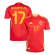 Camiseta España Williams JR 17 Hombre 1ª Equipación Eurocopa 2024