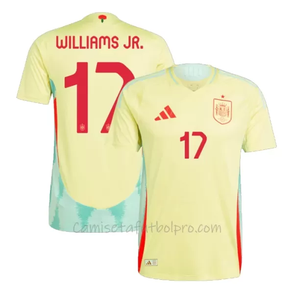 Camiseta España Williams JR 17 Hombre 2ª Equipación Eurocopa 2024