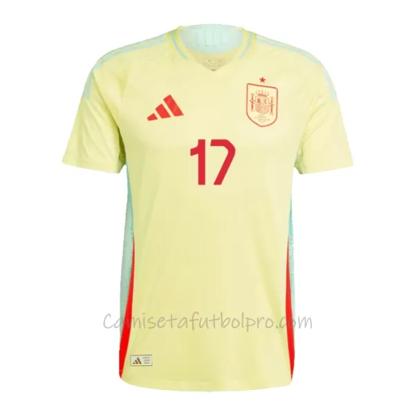 Camiseta España Williams JR 17 Hombre 2ª Equipación Eurocopa 2024