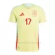 Camiseta España Williams JR 17 Hombre 2ª Equipación Eurocopa 2024