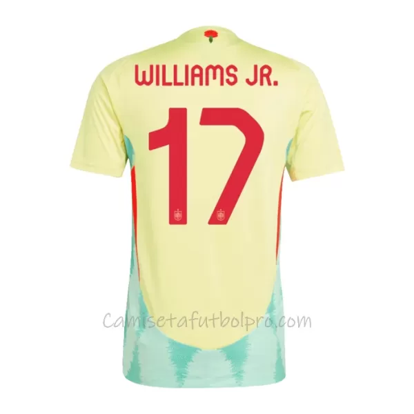 Camiseta España Williams JR 17 Hombre 2ª Equipación Eurocopa 2024