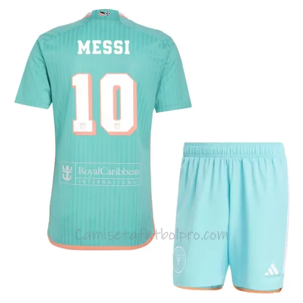 Camiseta Inter Miami CF Lionel Messi 10 Niños 3ª Equipación 24/25