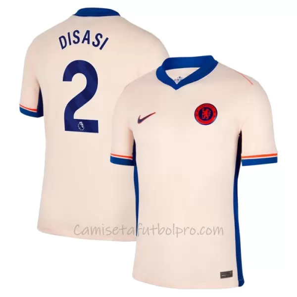 Camiseta Chelsea Disasi 2 Hombre 2ª Equipación 24/25