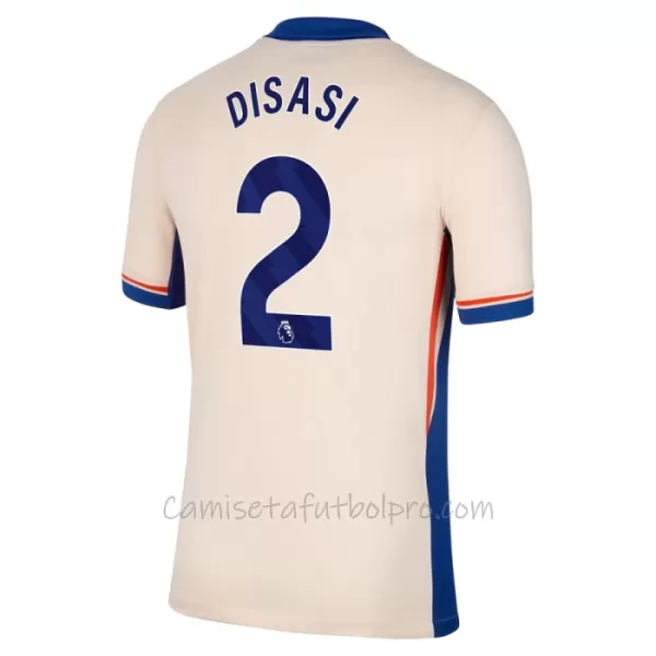 Camiseta Chelsea Disasi 2 Hombre 2ª Equipación 24/25