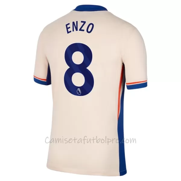 Camiseta Chelsea Enzo Fernández 8 Hombre 2ª Equipación 24/25