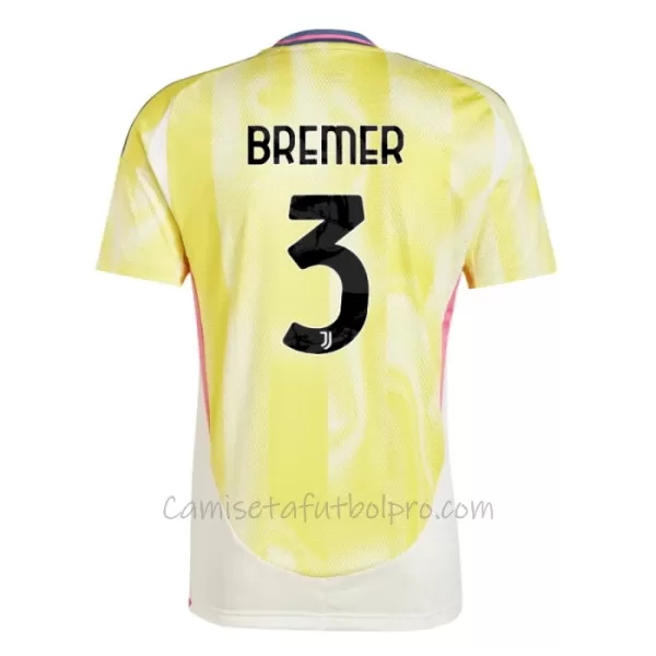 Camiseta Juventus Bremer 3 Hombre 2ª Equipación 24/25