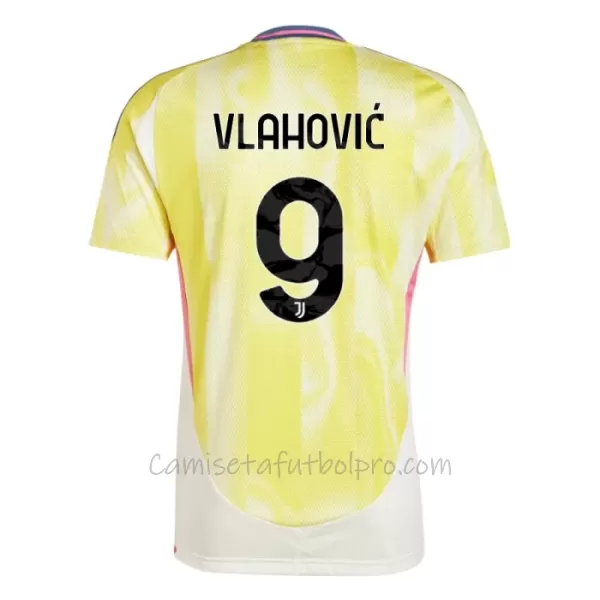 Camiseta Juventus Dušan Vlahovic 9 Hombre 2ª Equipación 24/25