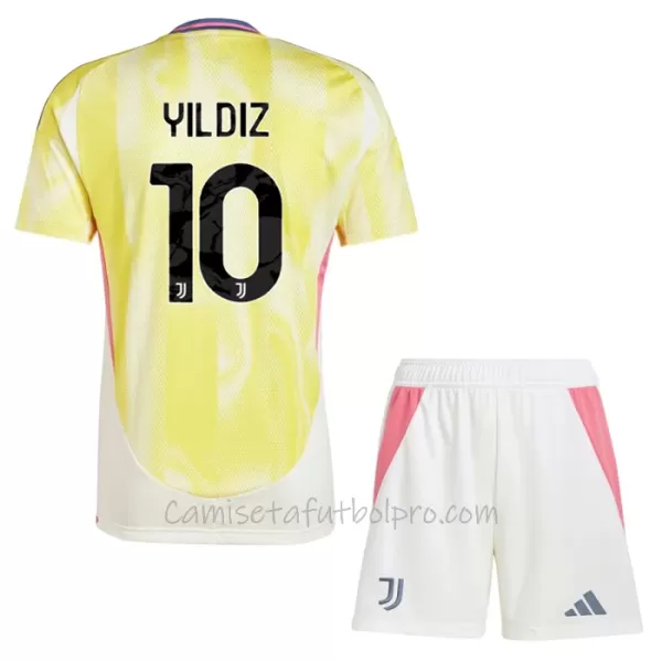 Camiseta Juventus Yildiz 10 Niños 2ª Equipación 24/25