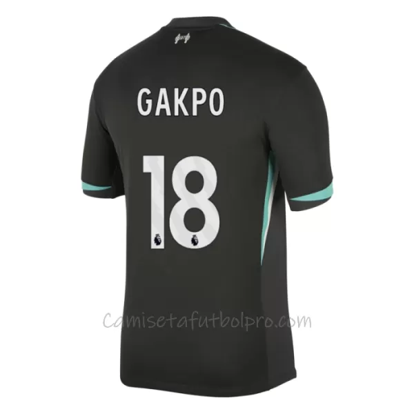 Camiseta Liverpool Cody Gakpo 18 Hombre 2ª Equipación 24/25