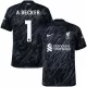 Camiseta Portero Liverpool Alisson Becker 1 Hombre 24/25 Negro