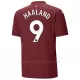 Camiseta Manchester City Erling Haaland 9 Hombre 3ª Equipación 24/25