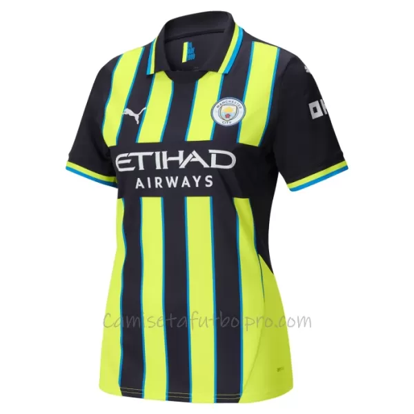 Camiseta Manchester City Mujer 2ª Equipación 24/25