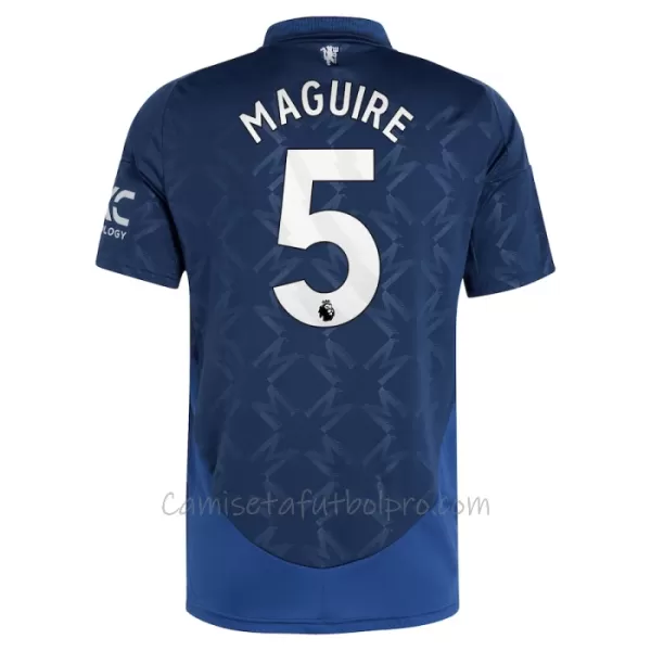 Camiseta Manchester United Harry Maguire 5 Hombre 2ª Equipación 24/25