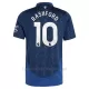 Camiseta Manchester United Marcus Rashford 10 Hombre 2ª Equipación 24/25