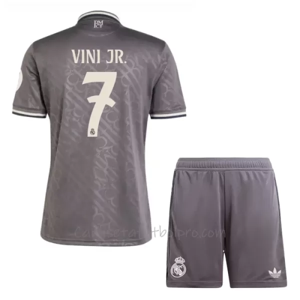 Camiseta Real Madrid Vinicius Junior 7 Niños 3ª Equipación 24/25