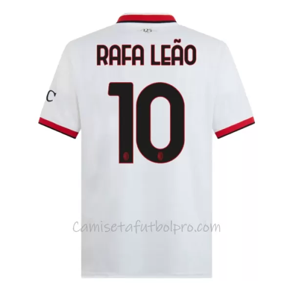 Camiseta AC Milan Rafael Leão 10 Hombre 2ª Equipación 24/25