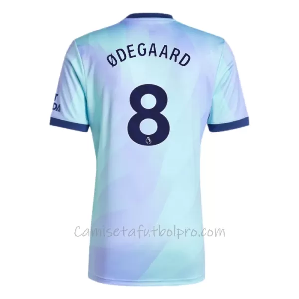 Camiseta Arsenal Martin Ødegaard 8 Niños 3ª Equipación 24/25