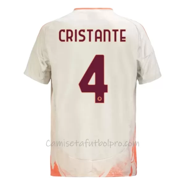 Camiseta AS Roma Cristante 4 Hombre 2ª Equipación 24/25