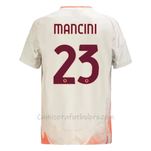 Camiseta AS Roma Mancini 23 Hombre 2ª Equipación 24/25