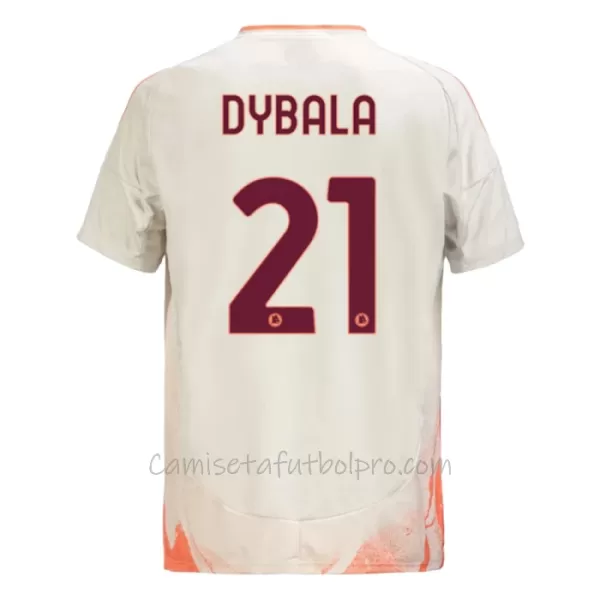 Camiseta AS Roma Paulo Dybala 21 Hombre 2ª Equipación 24/25