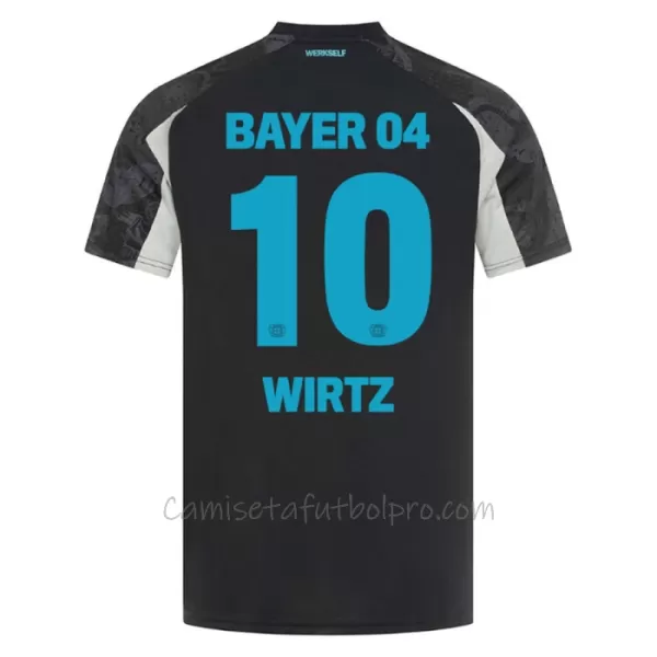 Camiseta Bayer 04 Leverkusen Florian Wirtz 10 Hombre 3ª Equipación 24/25