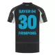 Camiseta Bayer 04 Leverkusen Jeremie Frimpong 30 Hombre 3ª Equipación 24/25