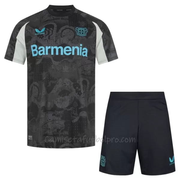 Camiseta Bayer 04 Leverkusen Niños 3ª Equipación 24/25