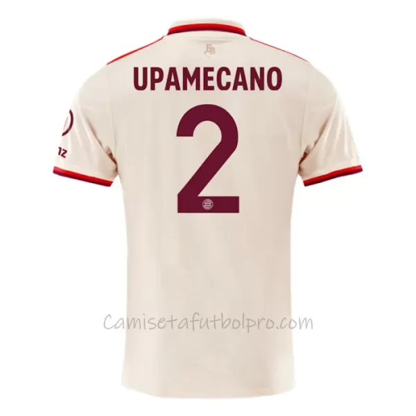 Camiseta FC Bayern Múnich Dayot Upamecano 2 Hombre 3ª Equipación 24/25