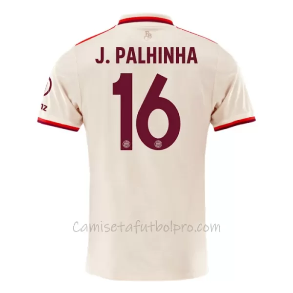 Camiseta FC Bayern Múnich J. Palhinha 16 Hombre 3ª Equipación 24/25