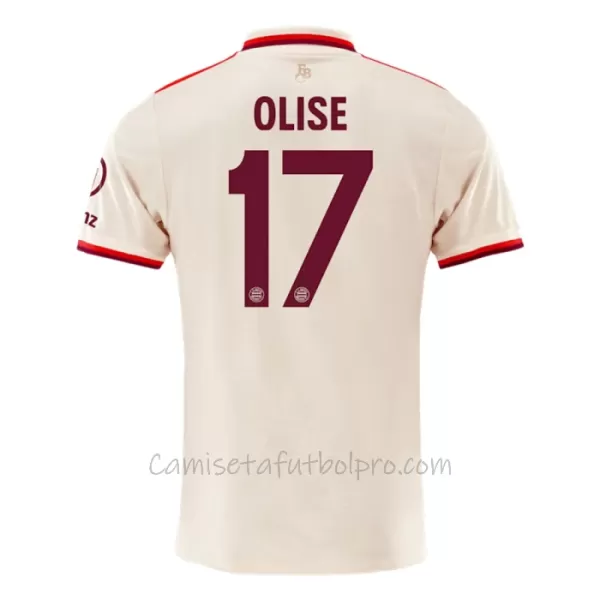 Camiseta FC Bayern Múnich Olise 17 Hombre 3ª Equipación 24/25