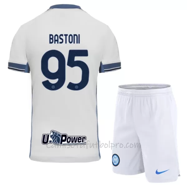 Camiseta Inter de Milán Bastoni 95 Niños 2ª Equipación 24/25